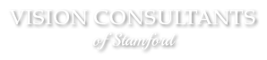 Vision Consultants of Stamford White Logo